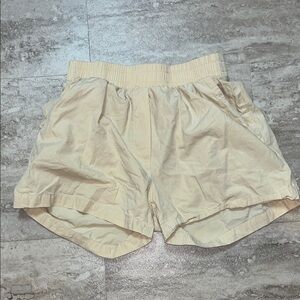 Minim LA Women's Beige Athletic Shorts small